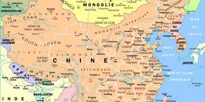 Kiinan hallinnolliset kartta