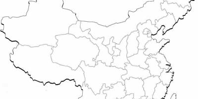 Kartta Kiinan tietokilpailu