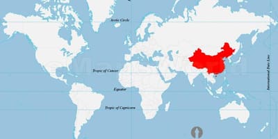 Kiinan maailman kartta